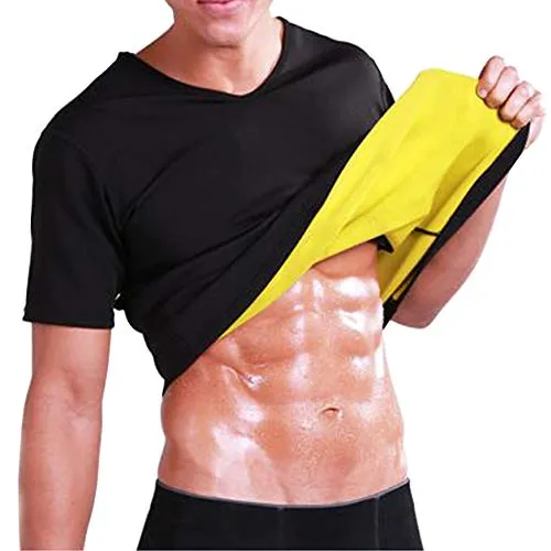 Uomo Corpo Shaper Vest Trainer in Vita Camicia Serbatoio di Allenamento Hot Sweat Perdita di Peso Shapewear Dimagrante Sottile
