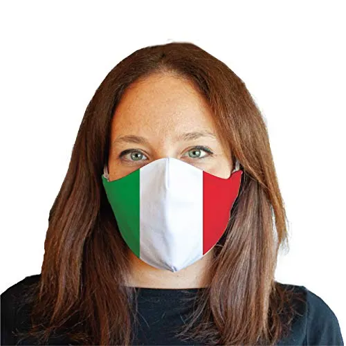 My Custom Style 3X mascherine sartoriali #Bandiera-Italia# Baby 10-12 Anni
