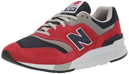 New Balance 997h, Sneaker Uomo, Rosso (Red/Navy Hbj), 45 EU
