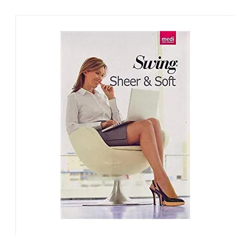 MEDIVEN - MEDI SWING SHEER & SOFT - CALZE ELASTICHE PREVENTIVE - 70 DENARI (14 MM HG) - V, Sabbia, Collant