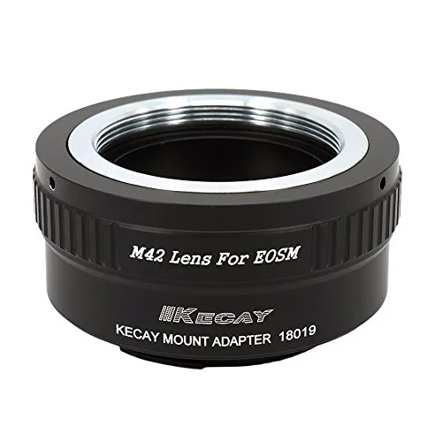 KECAY® lente mount Adattatore, M42 42mm lente per Canon EOS M (EF-M) Camera, EOS M, M2, M3, M10