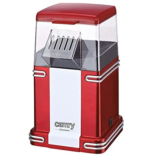 Macchina per Popcorn Camry CR4480 1200W ad aria colore rosso e bianco