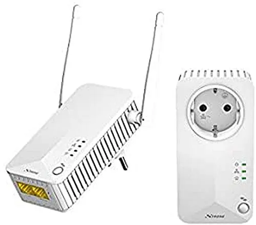 Strong 500 Kit Powerline WiFi, 2.4Ghz 300Mbps su Powerline, 2 Porta Ethernet, Plug and Play, HomePlug AV, 2 Antenna