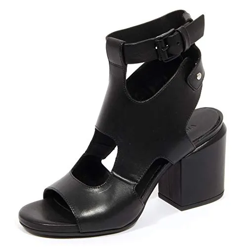 Vic Matie G0610 Sandalo Donna Serra Black Leather Shoes Woman [35]