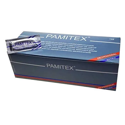 144 PROFILATTICI PRESERVATIVI CONDOM NATURALE PAMITEX - PACCO ANONIMO