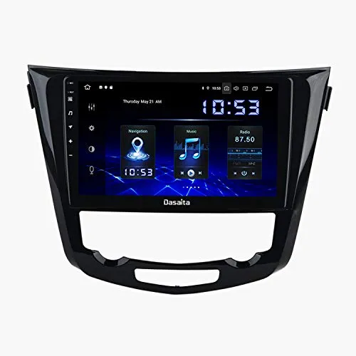 Dasaita Android 10.0 Autoradio Carplay 1 Din per Nissan X-Trail Qashqai j11 2014-2018 10.2" Stereo Auto con Schermo DSP 4G RAM 64G ROM Supporto GPS DAB WiFi FM/AM
