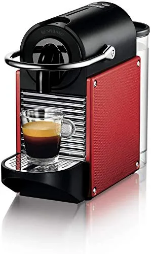 Nespresso Pixie EN125.R Macchina per caffè espresso di De'Longhi, Plastica, Rosso