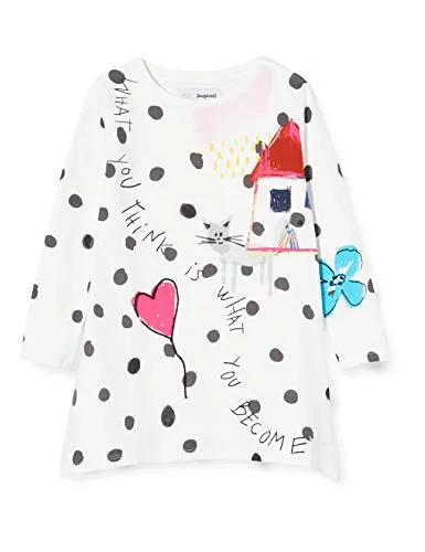 Desigual TS_Maryland T-Shirt, Bianca, 11/12 Bambina