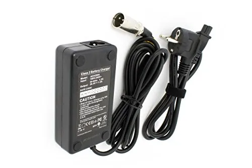 vhbw Caricabatterie 220V 52W per e-Bike, Pedelec, batterie Bicicletta elettrica con connessione 3Pin