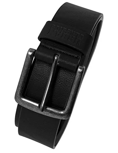 Urban Classics Leather Imitation Belt, Cintura, Unisex - Adulto, Nero (Black 7), XL