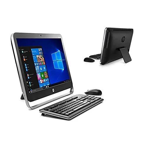 PC Computer Desktop Fisso AIO All In One HP 400 G1 22" FHD 1080P WiFi Bluetooth Seriale RS232 Mouse e Tastiera wireless Windows 10 Aziendale Ufficio Casa (Ricondizionato) (4GB RAM SSD 120GB)