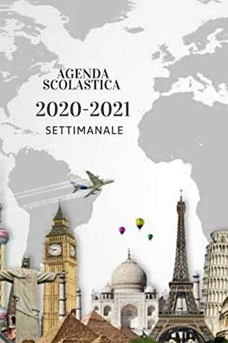 Agenda Scolastica 2020-2021 (settimanale): Meraviglioso Diario Scolastico 2020-2021 pensato per gli insegnanti e per il mondo della scuola. Formato A5.