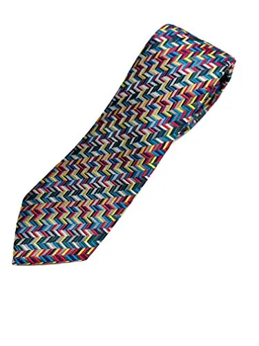 Cravatte multicolore - Cravatta fatta a mano - Cravatta italiana 100% seta - Pietro Baldini - 150 * 7 cm