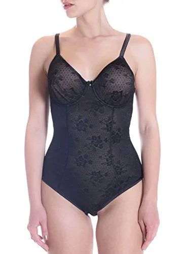 Lepel Body Modellante 384 Coppa C con Ferretto (6 XXL, Nero)