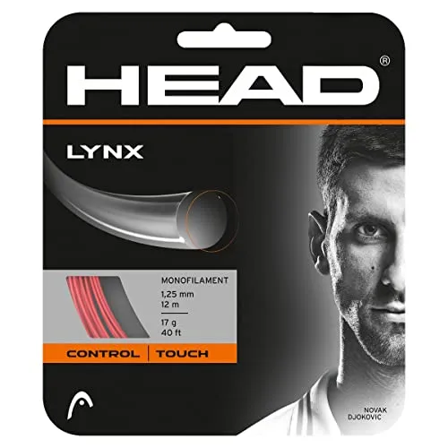 HEAD Set Lynx, Racchetta da Tennis Unisex Adulto, Rosso, 18