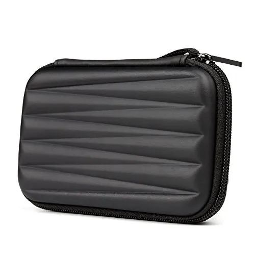 Salcar HDD Borsa custodia rigida Case Esterno per 2.5" Disco Rigido Hard Disk portabile nero