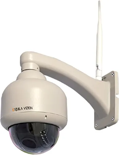 Aquila vizion Street HD - Telecamera ptz per esterni (720p, 802.11 b/g/n, visione notturna, ip53), colore argento