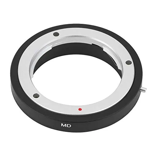 Convertitore ad anello per fotocamera, adattatore per obiettivo con attacco MD-EOS Primo piano dell'anello per Minolta MD MC a per fotocamere con attacco EF Canon, realizzato in metallo di qualità, ad