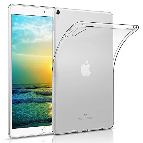 HBorna Custodia Compatibile con iPad PRO 12.9" (2015 e 2017), Protezione Elevato Morbido Soft TPU Silicone Case Cover per iPad PRO 12,9 Pollici (Modello: A1670 / A1671 / A1584 / A1652), Trasparente
