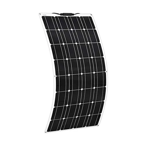 LiRongPing Modulo Fotovoltaico Monocristallino Impermeabile da 16 Watt Flessibile da 100 Watt 16v per Caricabatteria da Auto per Camper da Casa per Camper da 16 V (2x100 W)