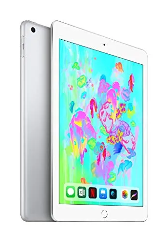 2018 Apple iPad (9.7-pollici, Wi-Fi, 128GB) - Argento (Ricondizionato)