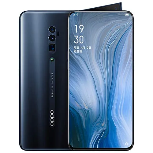 Oppo Reno 10x Zoom Snapdragon 855 SIM-Free Smartphone Octa Core 48MP Cam 6.6" AMOLED VOOC 3.0 4065mAh (6+128GB, nero)