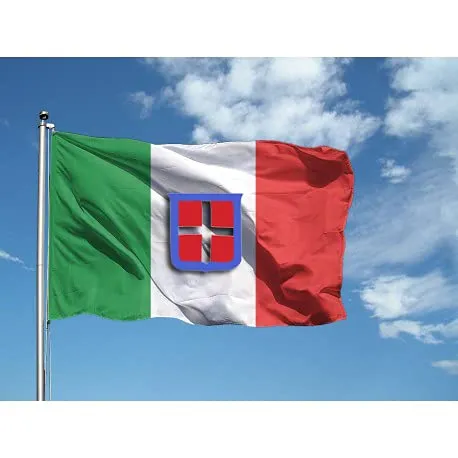 Bandiera REGNO D'ITALIA 1861 70x100 cm in poliestere NAUTICO 115 gr/mq con doppia piega perimetrale, corda e guaina. Adatta sia IN/OUT DOOR