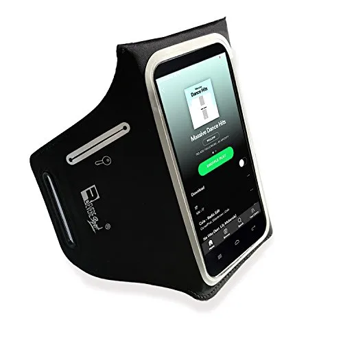 Impermeabile iPhone Plus 8/7/6 Sportive Fascia da Braccio. Custodia Porta Telefono per corridori, allenamenti, palestra, Fitness e Sport (Armband 5.6")
