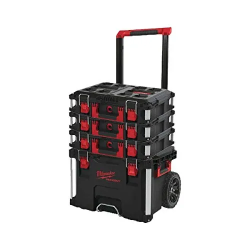 MILWAUKEE PACKOUT Trolley Valigetta da trasporto - 3 Valigette da trasporto 40L Taglia 2