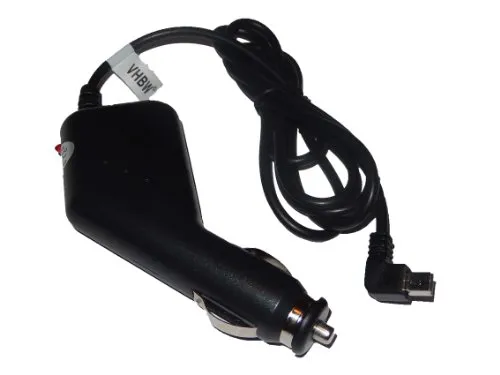 vhbw Caricabatterie da Auto (1A) con Mini-USB per Tomtom Go Traffic 630 720 730 750 920 930 950, One 125 130 130s, Start Start XL