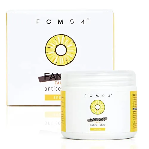 FGM04 Cosmetica Professionale - Fango caldo Ananas - Azione anticellulite snellisce e rimodella - pelle luminosa e compatta - 1 Confezione da 650 gr