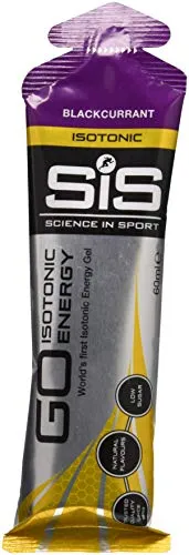 Science In Sport Sis Go Gel Isotonico Energetico, Gusto Ribes Nero, Confezione Da 30 X 60Ml