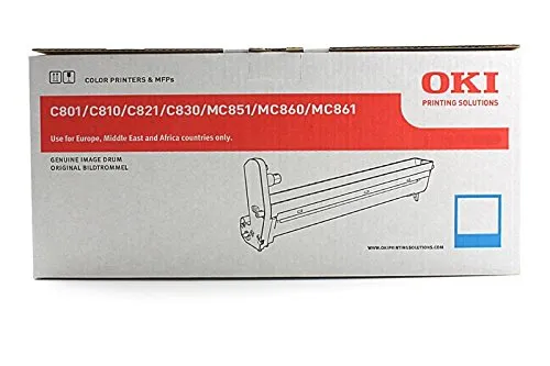 Original tamburo adatto per OKI MC 851 CDXN OKI C810 44064011 – Premium tamburo – CIANO – 20.000 pagine