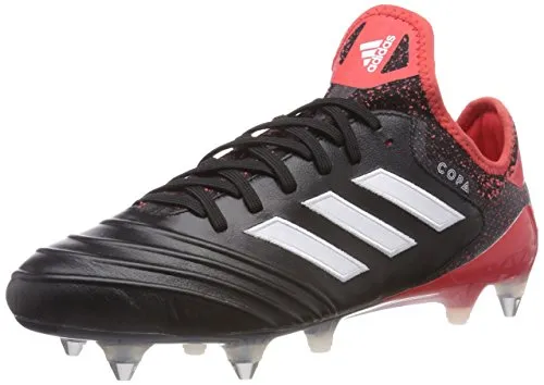 adidas Copa 18.1 SG, Scarpe da Calcio Uomo, Nero Cblack/Ftwwht/Reacor, 41 1/3 EU