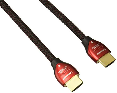 AudioQuest 3886530033 cavo HDMI 2 m HDMI tipo A (Standard) Nero, Rosso