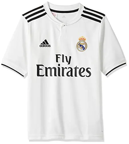 Adidas Real H, Maglietta Uomo, Bianco (Core White/Black), XL