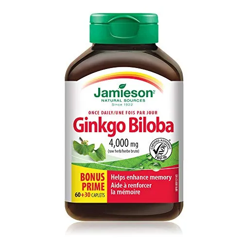 Jamieson Ginkgo Biloba, 90 Compresse, 40 G