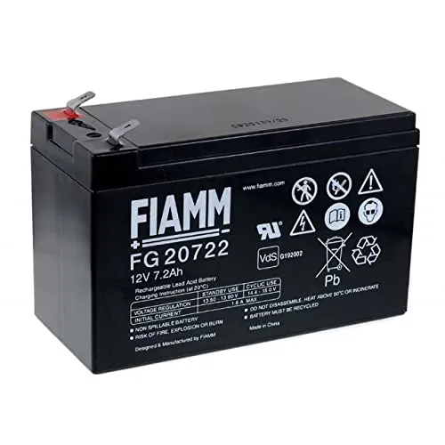 FIAMM Batteria Ricaricabile da Cambio per USV APC RBC110, 12V, Lead-Acid