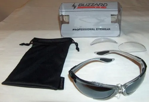 Blizzard Set di Occhiali da Sole Occhiali da Sci Lenti Intercambiabili a403g32 Silver