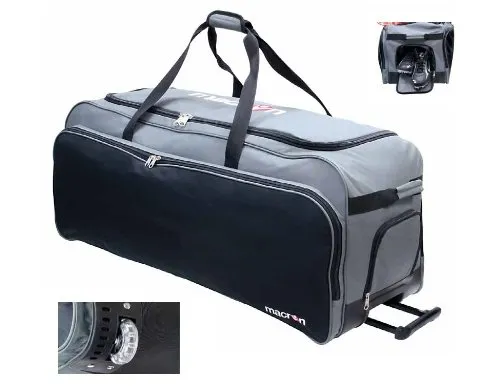 BORSONE TROLLEY MACRON MOD CARGO DA BASEBALL, SOFTBALL, CALCIO, RUGBY, BASKET GIOCATORE ARBITRO BORSA PLAYER FIELD BAG