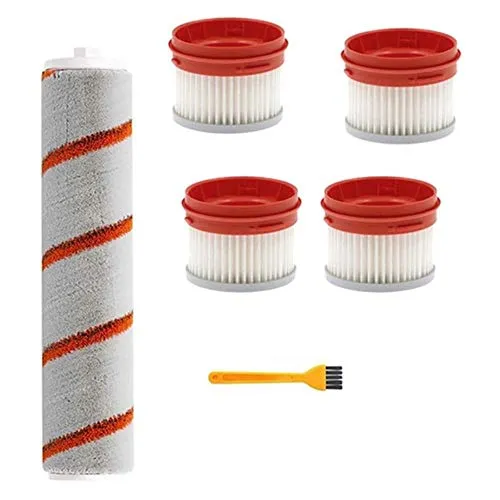 HIZH Filtro per La Dreame V9 Palmare Wireless Aspirapolvere Accessori Filtro Roller Brush Parts Kit, Arancione