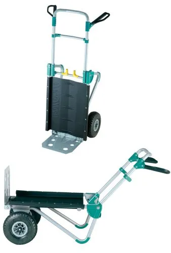 wolfcraft Sistema di trasporto TS 1000 I 5520000 I Versatile - carrello e carriola in un unico prodotto