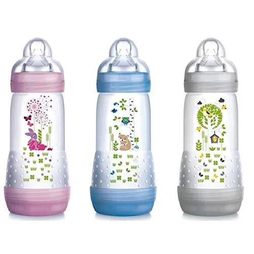 MAM FIRST BOTTLE 320ML TETT 3, Colori assortiti,1 pezzo