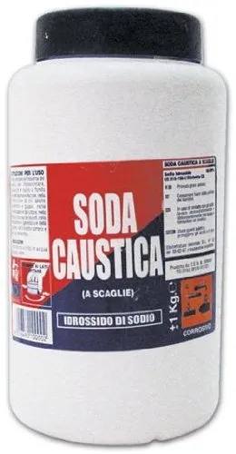 Soda Caustica in confezione da 1 Kg