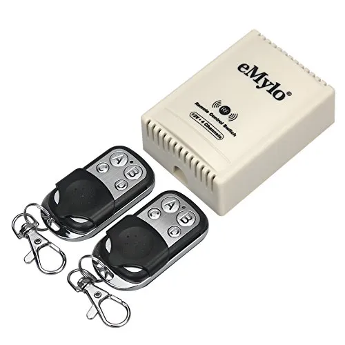 eMylo Smart RF Telecomando Modulo DC 12V 4 canali 433MHz relè senza fili Interruttore Domotica Modulo fai da te con trasmettitore RF per lampada/Porta da garage/Motore