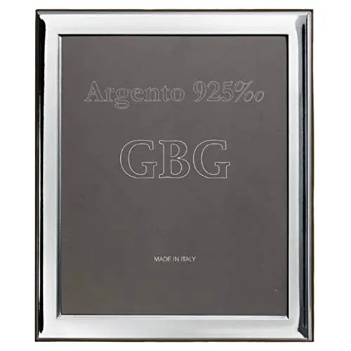 Cornice Portafoto in Argento Massiccio 925 Lucido cm 20 x 25