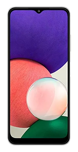 Samsung Galaxy A22 5G Smartphone 6,6 Pollici , Display Infinity-V FHD+, Telefono Cellulare Android 11, Tripla fotocamera posteriore, 4GB RAM e 64GB, Batteria 5.000 mAh, White [Versione Italiana] 2021