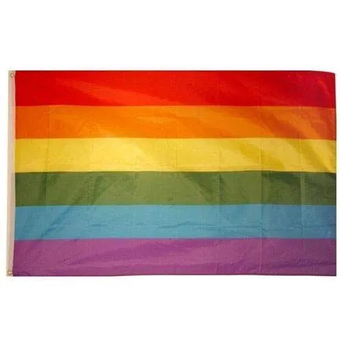 Bandiera dell'arcobaleno, 152 x 91 cm