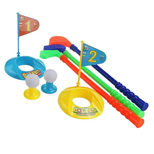 LEORX Set da Golf Gioco Plastica Giocattolo per Bambini