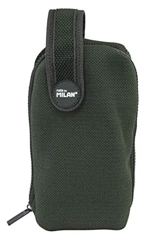 MILAN Kit 1 Estuche Con Contenido Knit Khaki Green Astuccio, 19 cm, Verde